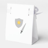 私たちのリトルプリンスバースデーパーティーゲストのお願い フェイバーボックス (裏面サイド)