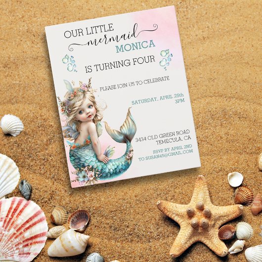 私たちのリトルマーメイド誕生日