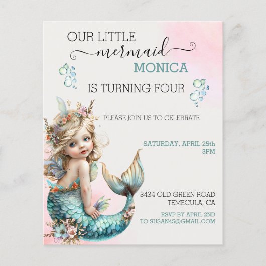 私たちのリトルマーメイド誕生日 (正面)