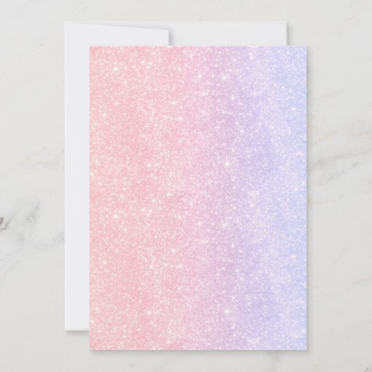 私たちのリトルマーメイド誕生日 招待状 (裏面)