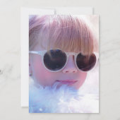 私たちのリトルラマ子供の誕生日パーティの招待状 招待状 (裏面)