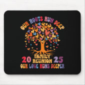 私たちのルーツ走深い私たちの愛走深い家族ルー マウスパッド (正面)
