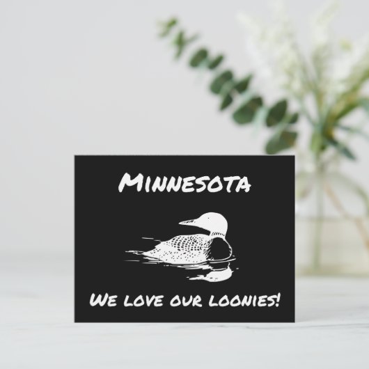 私たちのルーニーMNはがきおもしろいが大好き ポストカード (スタンド正面)