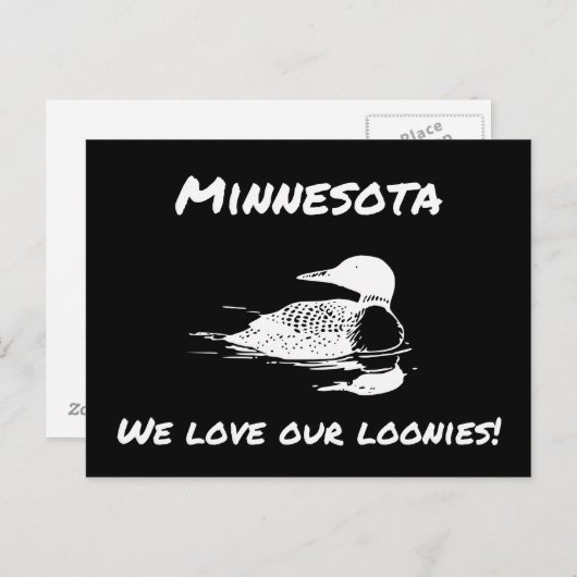 私たちのルーニーMNはがきおもしろいが大好き ポストカード (正面/裏面)