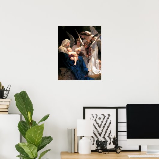 私たちのレディヴァージンメアリーソングオブエンジェルスプリントポスター ポスター (ホームオフィス)