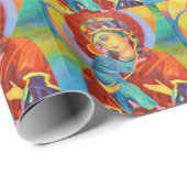 私たちのレディヴァージンメアリーマドンナと子供 ラッピングペーパー (ロールコーナー)