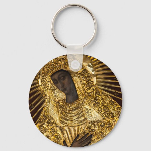 私たちのレディーオブゲートオブドーンポーランドポーランド伝統 キーホルダー (正面)