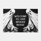 私たちの不気味な家 ハロウィンへようこそ ドアマット (正面)