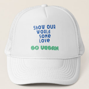 私たちの世界にいくつかの愛を表示GOビーガン キャップ