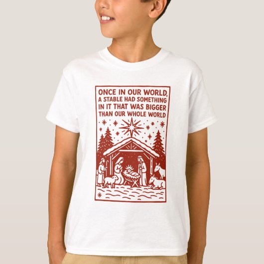私たちの世界全体よりも大きなもの 1 Tシャツ (正面)