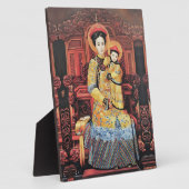 私たちの中国の女性(中华圣母、中華聖母)中国のヴァージンメアリー フォトプラーク (側面)