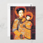 私たちの中国の女性(中华圣母、中華聖母)中国のヴァージンメアリー ポストカード (正面/裏面)