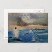 私たちの主であるイエス与えキリストは平和。 ポストカード (正面/裏面)