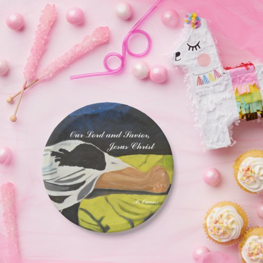 私たちの主と救い主、イエスキリスト紙プレート ペーパープレート (パーティー)
