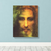 私たちの主と救い主、イエス・キリストの聖なる顔 キャンバスプリント (インサイチュ (ウッドフロア))