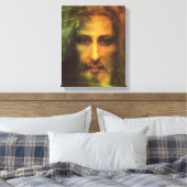 私たちの主と救い主、イエス・キリストの聖なる顔 キャンバスプリント (インサイチュ (寝室))