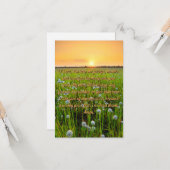 私たちの主への毎日の祈りの言葉フラットグリーティングカード カード (正面/裏面インサイチュ)