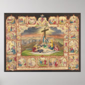 私たちの主イエス・キリスト・コラージュの情熱と人生 ポスター (正面)