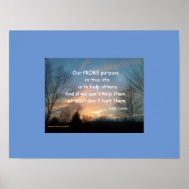 私たちの主要な目的ポスター ポスター