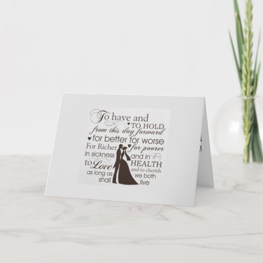 私たちの人生で一番幸せな日 – 残りの部分を待つことはできない! カード (正面)