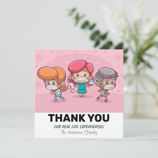 私たちの人生の実在スーパーヒーローをピンクにする | 感謝 (スタンド正面)