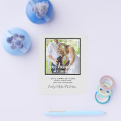 私たちの人間はエンゲージしている - ペットの写真エンゲージメント チラシ (シングル)