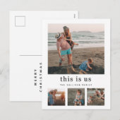 私たちの休日の写真コラージュ は私たちです ポストカード (正面/裏面)