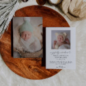 私たちの休日の奇跡のクリスマス誕生のお知らせ 案内状