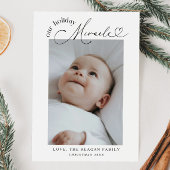 私たちの休日の奇跡のクリスマス誕生のお知らせ 案内状