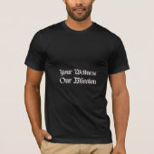 私たちの使命 Tシャツ (正面)