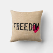 私たちの信仰からの自由の家族の枕 クッション (裏面)