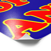 私たちの信仰と希望のハート:イエスという名前! フォトプリント (角)