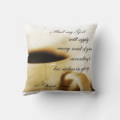 私たちの全てのニーズ(コーヒー) クッション (裏面)