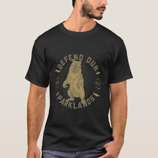 私たちの公園を守ろう Tシャツ (正面)