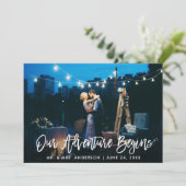 私たちの冒険がブラシスクリプト結婚を開始 サンキューカード (スタンド正面)