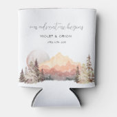 私たちの冒険が始まる結婚式の引き出物クーラーボックス 缶クーラー (正面)