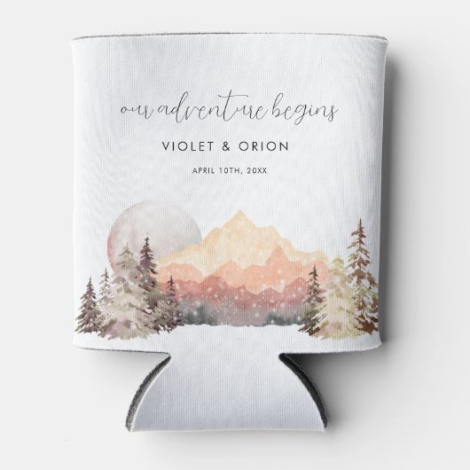 私たちの冒険が始まる結婚式の引き出物クーラーボックス 缶クーラー (正面)