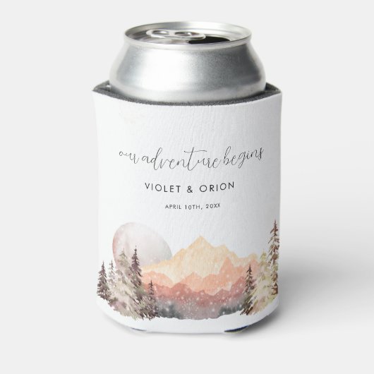 私たちの冒険が始まる結婚式の引き出物クーラーボックス 缶クーラー (缶裏面)