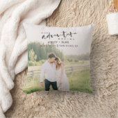 私たちの冒険が開始スクリプト写真の日付を保存 クッション (ブランケット)