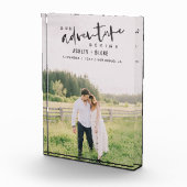 私たちの冒険が開始スクリプト写真の日付を保存 フォトブロック (右)