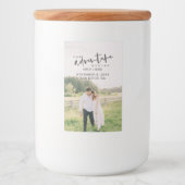 私たちの冒険が開始スクリプト写真の日付を保存 フードラベル (正面)