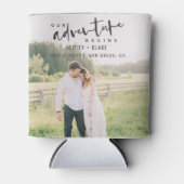 私たちの冒険が開始スクリプト写真の日付を保存 缶クーラー (正面)