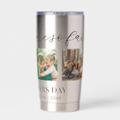私たちの冒険これまでのお父さん日フォトコラージュ 保温保冷タンブラー (背面)