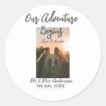 私たちの冒険はカップルの写真の愛を開始感謝してい&