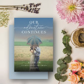 私たちの冒険はシックなクラシックのスクリプト写真を続ける セーブザデート