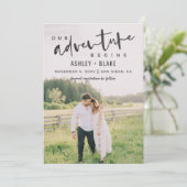 私たちの冒険はスクリプトを開始する日付の写真を保存 セーブザデート (スタンド正面)