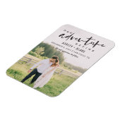 私たちの冒険はスクリプトを開始する日付の写真を保存 マグネット (左側)