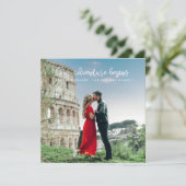 私たちの冒険はハネムーン結婚の感謝を始める (スタンド正面)