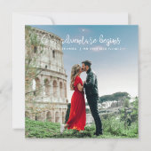 私たちの冒険はハネムーン結婚の感謝を始める (正面)