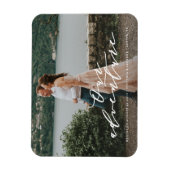 私たちの冒険は日付を保存フォトマグネット マグネット (縦)